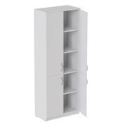 Шафа Анжело Ferrum-decor 5 полиць 4 двері 1900x800x380 ДСП Біле 16 мм (FRD-105055)