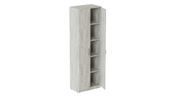 Шкаф Анжело Ferrum-decor на 5 полок 2 двери 1900x600x380 ДСП Бетон 16 мм (FRD-104982) FRD-104982 фото 1