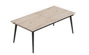 Стол трансформер журнальный Dandi Small Ferrum-decor 45x120 160)x60 Черный металл ДСП Дуб Сан-Марино 16 мм (FRD-106790) FRD-106790 фото 9