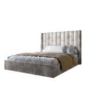 Двуспальная кровать с подъемным механизмом LION Нино 180x200 см SILK 104 Кофейный (LION-045024) LION-045024 фото 2