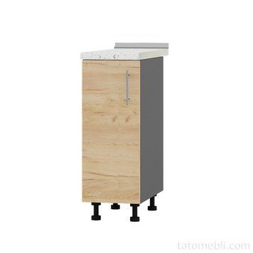 Кухонный модуль Оптима Низ Н83-300 Антрацит/Дуб Крафт Золотой (без столешницы) 300х461х820 мм (DTM-072897) DTM-072897 фото