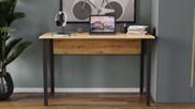 Комп'ютерний стіл Ferrum-decor Курт 75x120x70 чорний ДСП Дуб Артизан 16 мм (FRD-107155) FRD-107155 фото 2