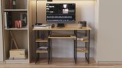 Комп'ютерний стіл Ferrum-decor Тім 75x140x60 чорний ДСП Дуб Артизан 16 мм (FRD-106955) FRD-106955 фото 2