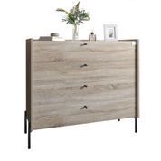 Комод с 4 ящиками LION Wood с черными ножками 100х90х45 см Дуб Сонома (LION-042980) LION-042980 фото 2