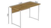 Компьютерный стол Ferrum-decor Коди 75x120x60 белый ДСП Дуб Артизан 32мм (FRD-107182) FRD-107182 фото 5