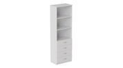 Шафа Анжело Ferrum-decor на 3 полиці з 4 ящики 1900x600x380 ДСП Біле 16 мм (FRD-104983) FRD-104983 фото 2