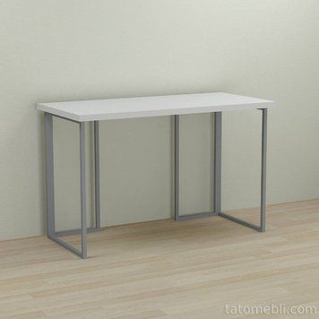 Письмовий стіл Ferrum-decor Ханна 76x120x60 сірий ДСП Біле 32мм (FRD-101406) FRD-101406 фото