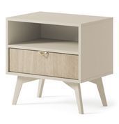 Тумба приліжкова Perfect Home Форест / Forest S54 з 1 шухлядою Беж пісочний/ялиця сканді (PFH-091486) PFH-091486 фото 5