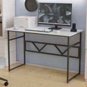 Письменный стол Ferrum-decor Раян 75x100x70 черный ДСП Белое 16мм (FRD-103701) FRD-103701 фото 1