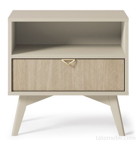 Тумба приліжкова Perfect Home Форест / Forest S54 з 1 шухлядою Беж пісочний/ялиця сканді (PFH-091486) PFH-091486 фото