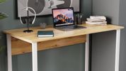 Компьютерный стол Ferrum-decor Курт 75x100x60 белый ДСП Дуб Артизан 32мм (FRD-107134)