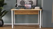 Компьютерный стол Ferrum-decor Курт 75x100x60 белый ДСП Дуб Артизан 32мм (FRD-107134) FRD-107134 фото 2