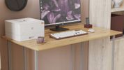 Компьютерный стол Ferrum-decor Ханна 75x100x60 серый ДСП Дуб Артизан 16мм (FRD-106205) FRD-106205 фото 3