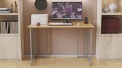 Компьютерный стол Ferrum-decor Ханна 75x100x60 серый ДСП Дуб Артизан 16мм (FRD-106205) FRD-106205 фото 2