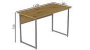 Компьютерный стол Ferrum-decor Коди 75x120x60 черный ДСП Дуб Артизан 16мм (FRD-107185) FRD-107185 фото 8