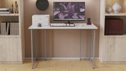 Письмовий стіл Ferrum-decor Ханна 75x140x60 сірий ДСП Біле 16мм (FRD-101411) FRD-101411 фото 2