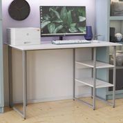 Письмовий стіл Ferrum-decor Кевін 75x120x70 сірий ДСП Біле 16мм (FRD-101747)