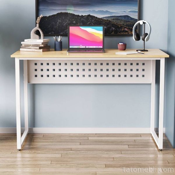 Комп'ютерний стіл Ferrum-decor Майк 75x100x70 білий ДСП Дуб Сан-Марино 16мм (FRD-101330) FRD-101330 фото