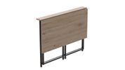 Стол раскладной Морис Ferrum-decor 750x1000x600 Черный металл ДСП Дуб Сан-Марино 16 мм (FRD-104670) FRD-104670 фото 4