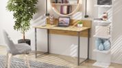 Компьютерный стол Ferrum-decor Скай 75x140x60 серый ДСП Дуб Артизан 32мм (FRD-106986) FRD-106986 фото 2