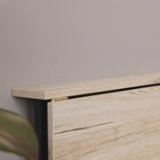Стол раскладной Морис Ferrum-decor 750x1000x600 Черный металл ДСП Дуб Сан-Марино 16 мм (FRD-104670) FRD-104670 фото 9