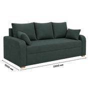 Ортопедичний диван Мекко Wilson Maxi 2300x1000 Light тканина Bagama 06 (MEK-161356) MEK-161376 фото 6