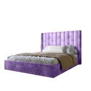 Двуспальная кровать с подъемным механизмом LION Нино 180x200 см SILK 401 Лавандовый (LION-045031) LION-045031 фото 2