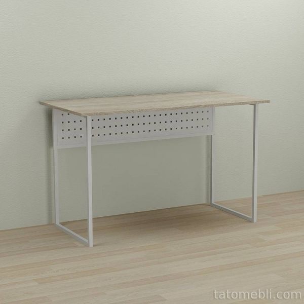 Письмовий стіл Ferrum-decor Майк 75x120x70 білий ДСП Дуб Сонома 16мм (FRD-101338) FRD-101338 фото