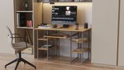Комп'ютерний стіл Ferrum-decor Тім 75x120x60 сірий ДСП Дуб Артизан 16 мм (FRD-106941) FRD-106941 фото 3