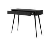 Стол туалетный Perfect Home Ланте/Lante 1S/100 с 1 ящиком и черными ножками Черный (PFH-091188) PFH-091188 фото 2