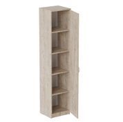 Пенал Анжело Ferrum-decor на 5 полиць із дверима 1900x400x380 ДСП Дуб Сан-Марино 16 мм (FRD-104906)