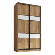 Шафа купе дводверна Новатор Лофт 03-3186 (180х60х220) Дуб крафт золотий DM6962 фото 1