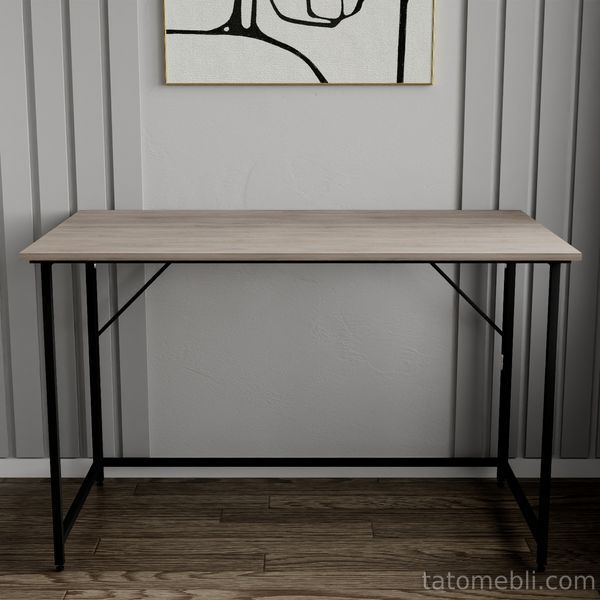 Стол раскладной Морис Ferrum-decor 750x1000x600 Черный металл ДСП Дуб Кремона Канолло 16 мм (FRD-107492) FRD-107492 фото