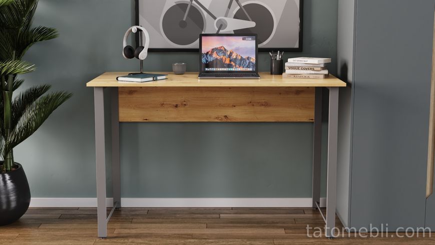 Комп'ютерний стіл Ferrum-decor Курт 75x100x70 сірий ДСП Дуб Артизан 16 мм (FRD-107141) FRD-107141 фото