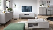 Комод высокий Perfect Home Новая/Nova 2-дверный с черными ножками K104 Серый (PFH-091234) PFH-091234 фото 6