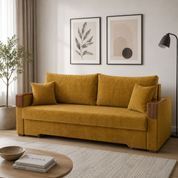 Ортопедический раскладной диван Мекко Reston Maxi Bonel Standart Hard Plus IV категория Bestseller Amber (MEK-161424) MEK-161439 фото