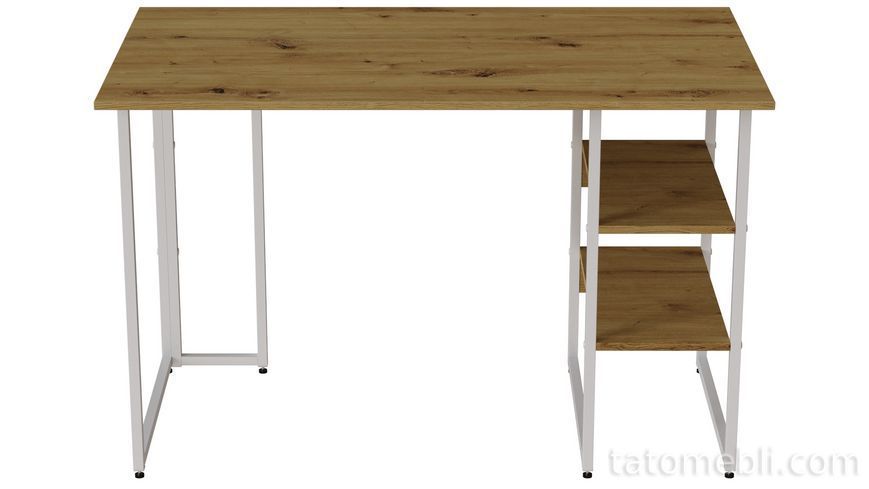 Комп'ютерний стіл Ferrum-decor Кевін 75x100x60 білий ДСП Дуб Артизан 32 мм (FRD-107206) FRD-107206 фото