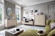 Стол туалетный Perfect Home Моно/Mono с 2 ящиками и золотыми ножками MT104 Кашемир (PFH-091723) PFH-091723 фото 5