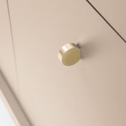 Стол туалетный Perfect Home Моно/Mono с 2 ящиками и золотыми ножками MT104 Кашемир (PFH-091723) PFH-091723 фото 4