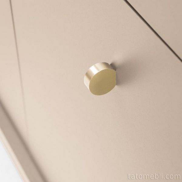 Стол туалетный Perfect Home Моно/Mono с 2 ящиками и золотыми ножками MT104 Кашемир (PFH-091723) PFH-091723 фото
