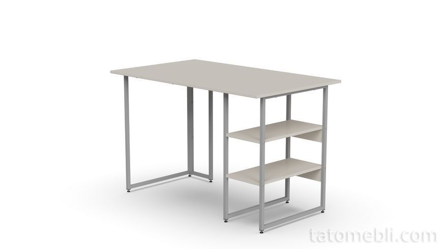 Стол письменный Кевин Ferrum-decor 75x120x70 Серый металл ДСП Кашемир 16 мм (FRD-108143) FRD-108143 фото