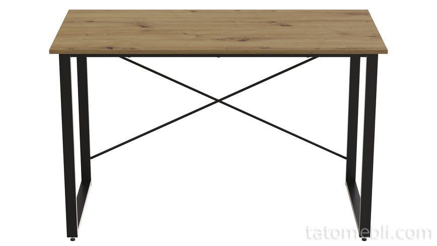 Комп'ютерний стіл Ferrum-decor Дейв 75x120x60 чорний ДСП Дуб Артизан 32 мм (FRD-107042) FRD-107042 фото