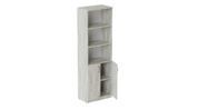 Шафа Анжело Ferrum-decor на 5 полиць з 2 дверима 1900x600x380 ДСП Бетон 16 мм (FRD-105000) FRD-105000 фото 1