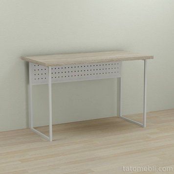 Письмовий стіл Ferrum-decor Майк 76x120x70 білий ДСП Дуб Сонома 32мм (FRD-101343) FRD-101343 фото