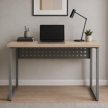 Стіл письмовий Майк Ferrum-decor 75x120x60 Сірий метал ДСП Дуб Кремона Торро 32 мм (FRD-108344) FRD-108344 фото