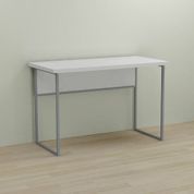 Письмовий стіл Ferrum-decor Коді 76x140x60 сірий ДСП Біле 32мм (FRD-101676)