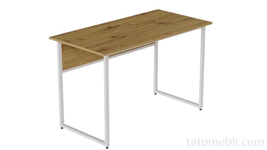 Комп'ютерний стіл Ferrum-decor Коді 75x140x60 білий ДСП Дуб Артизан 32 мм (FRD-107194) FRD-107194 фото