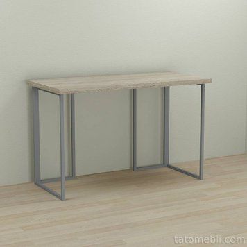 Письмовий стіл Ferrum-decor Ханна 76x100x70 сірий ДСП Дуб Сонома 32мм (FRD-101427) FRD-101427 фото