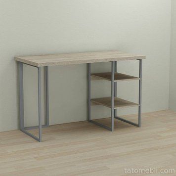 Письмовий стіл Ferrum-decor Кевін 76x140x70 сірий ДСП Дуб Сонома 32мм (FRD-101763) FRD-101763 фото