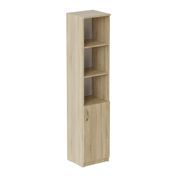 Пенал Анжело Ferrum-decor на 4 полки с 1 дверью 1900x400x380 ДСП Дуб Сонома 16 мм (FRD-104914)